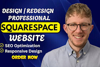 custom squarespace website build or redesign by an expert squarespace designer
