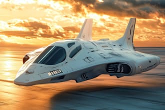 design futuristic sci fi spaceships and spacecraft art