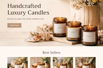 design squarespace candle maker website wax shop website fragrance website