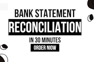 do bank statements reconciliation and bookkeeping