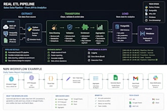 do data engineering or creating etl,elt pipelines
