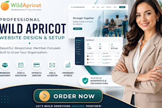 wild apricot site design, redesign and professional customization
