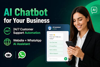 create  ai customer support chatbot for your business website