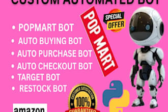 do auto purchase bot, shopping bot, lazada bot, auto buying bot, pokemon bot