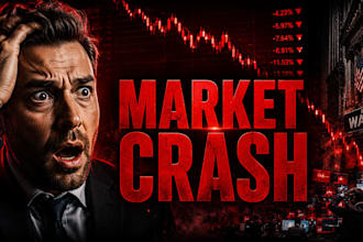 design cinematic finance and business youtube thumbnails