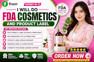 do fda cosmetics and product label