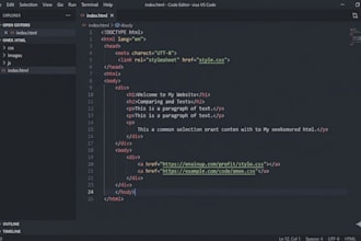 make a full HTML and CSS web game or website