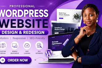 build wordpress website design redesign wordpress modern website design redesign