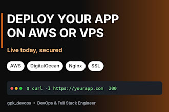deploy your app or self host n8n on AWS or vps with docker and SSL