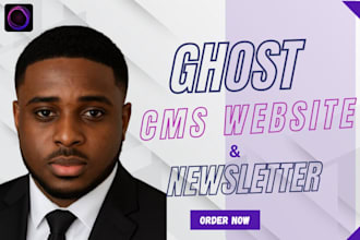 build ghost cms website ghost newsletter setup ghost blog customize ghost theme