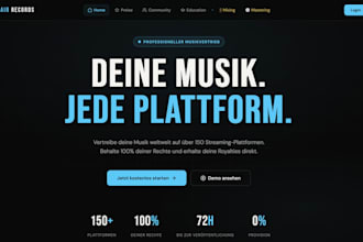 do a homepage in html, css, js, sql for homepage and more