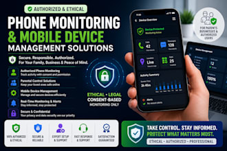 support authorized phone monitoring and mobile device management solutions