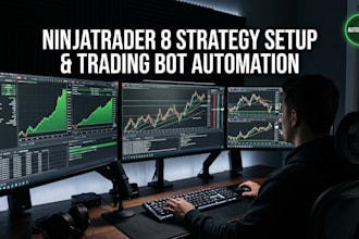 setup ninjatrader 8 strategy, automate your trading and optimize algo trading