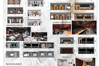 aesthetic interior moodboards and concept boards