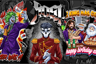 draw custom digital art illustrations