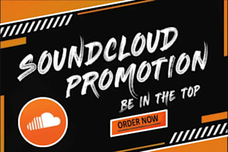create an ads for promote your soundcloud track to active audiences