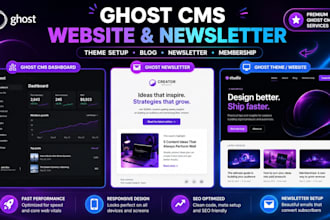 ghost cms website ghost newsletter ghost blog ghost migrate ghost cms theme