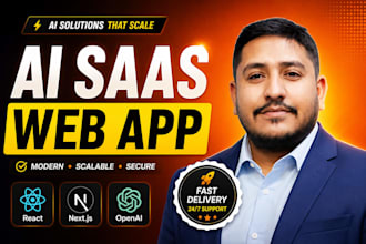 build ai saas webapp, chatbot, and full stack website