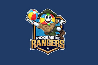 design beach ball ridge mere rangers logo
