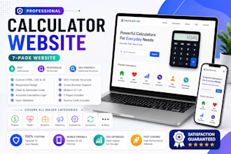 create calculator website templates