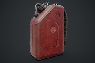 create high quality game ready 3d assets and props