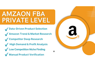 do amazon fba product and niche research for private label