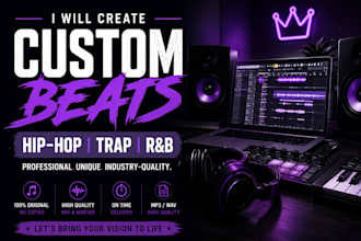 create high quality instrumental beats for artists