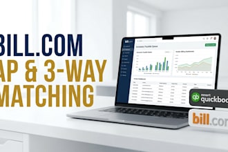 manage your bill com accounts payable and 3 way matching