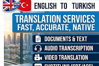 translate english to turkish and turkish to english