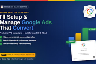 setup and manage your google ads PPC adwords campaign for high ROI
