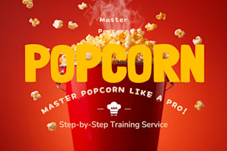popcorn making sweet popcorn training