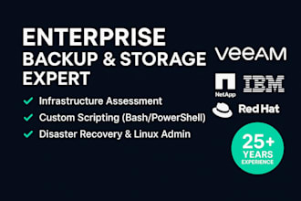 solve your backup storage windows linux infrastructure