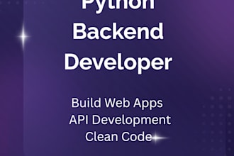 build rest API using fastapi or django