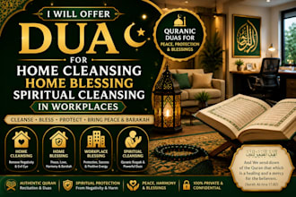 offer dua for home cleansing home blessing spiritual cleansing in workplaces