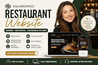 build, redesign squarespace food website, squarespace restaurant website design