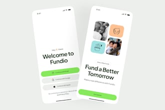 develop crowdfunding app, donation app, charity app, investment app