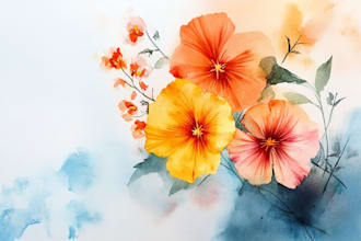 illustrate anything in watercolor style