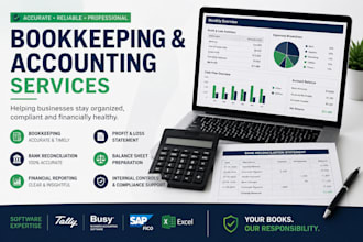 do bookkeeping, accounting, internal audit and reconciliation