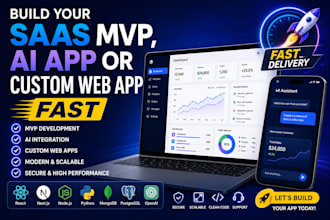 build your saas mvp, ai app or custom web app fast