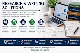 research, phd thesis, master dissertations, research proposal, in any field