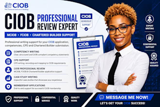 write your ciob professional review and chartered builder application