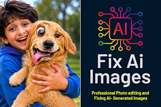 fix flaws of ai images, upscaling and text corrections