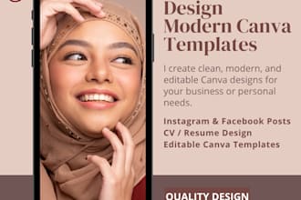 design professional canva templates