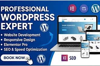 create a professional wordpress website for your business