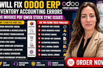 fix odoo inventory accounting errors pos invoice PDF qweb stock sync issues