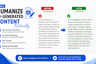humanize ai generated content naturally