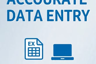 accurate data entry and fast typing work