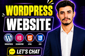 design responsive wordpress homepage website and landing page