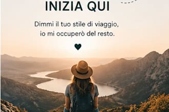 pianifico il tuo itinerario di viaggio personalizzato