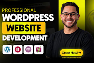 design and redesign wordpress website with elementor